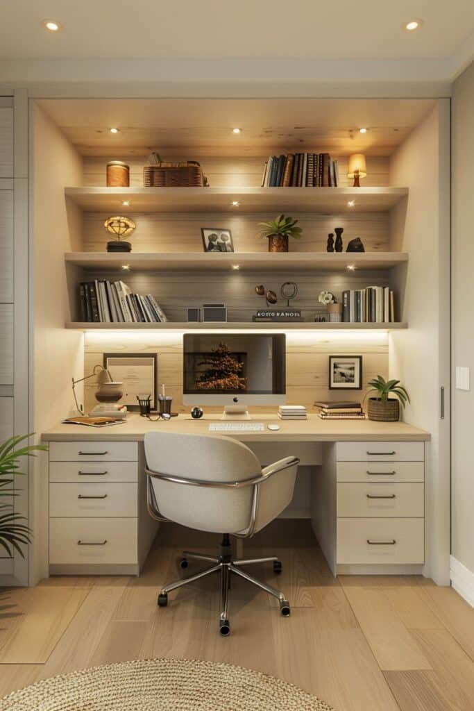 29 Tiny Office Space Ideas for a Comfortable and Creative Work Environment