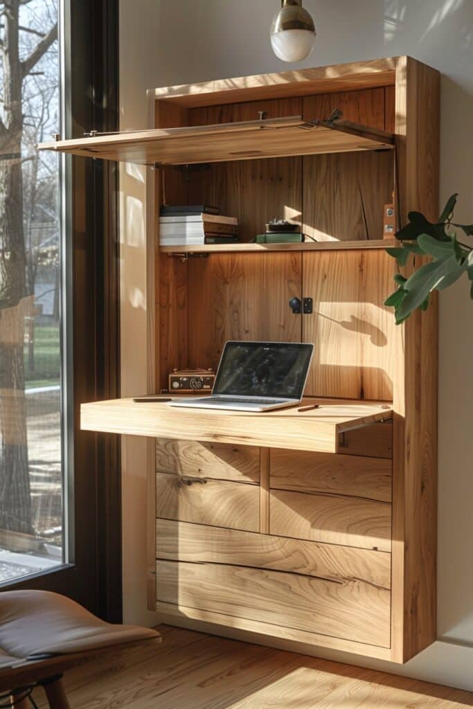 Convertible Storage to Desk Solutions