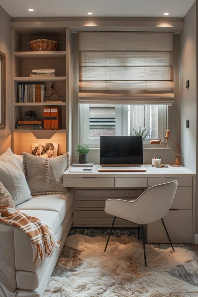Corner Desk Ideas for Tiny Rooms