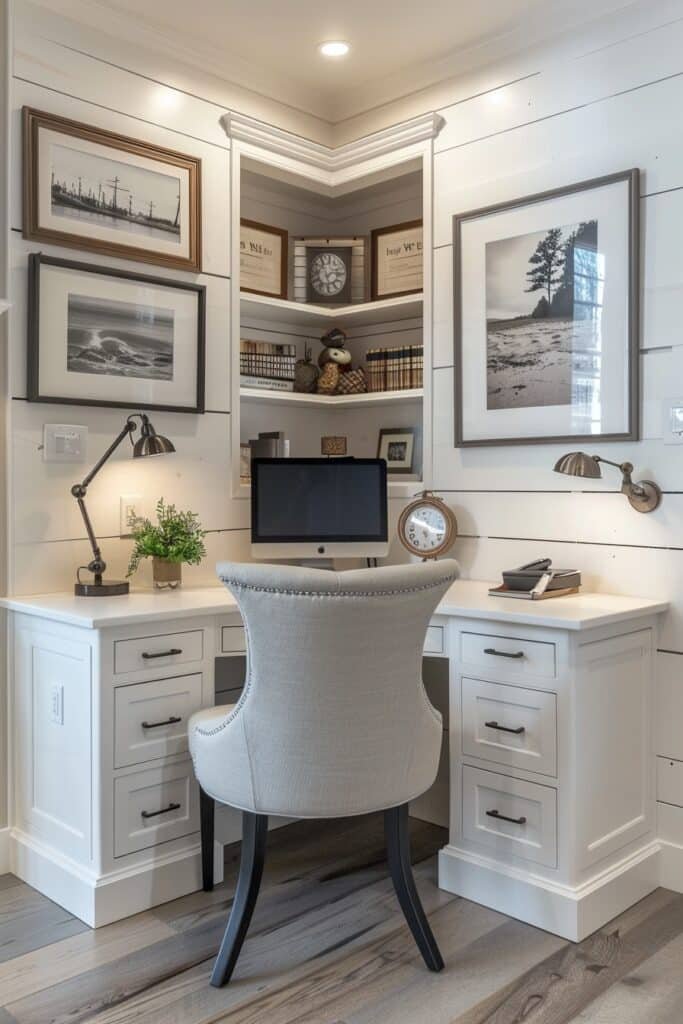 Corner Desk with Storage