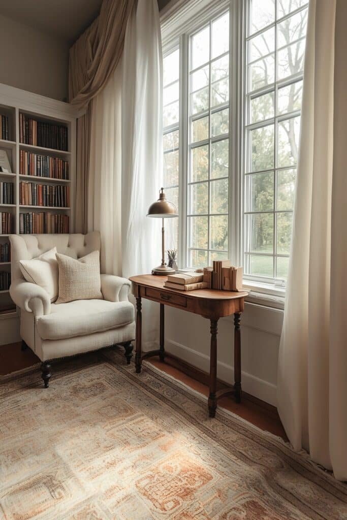 Cozy Reading and Writing Nook