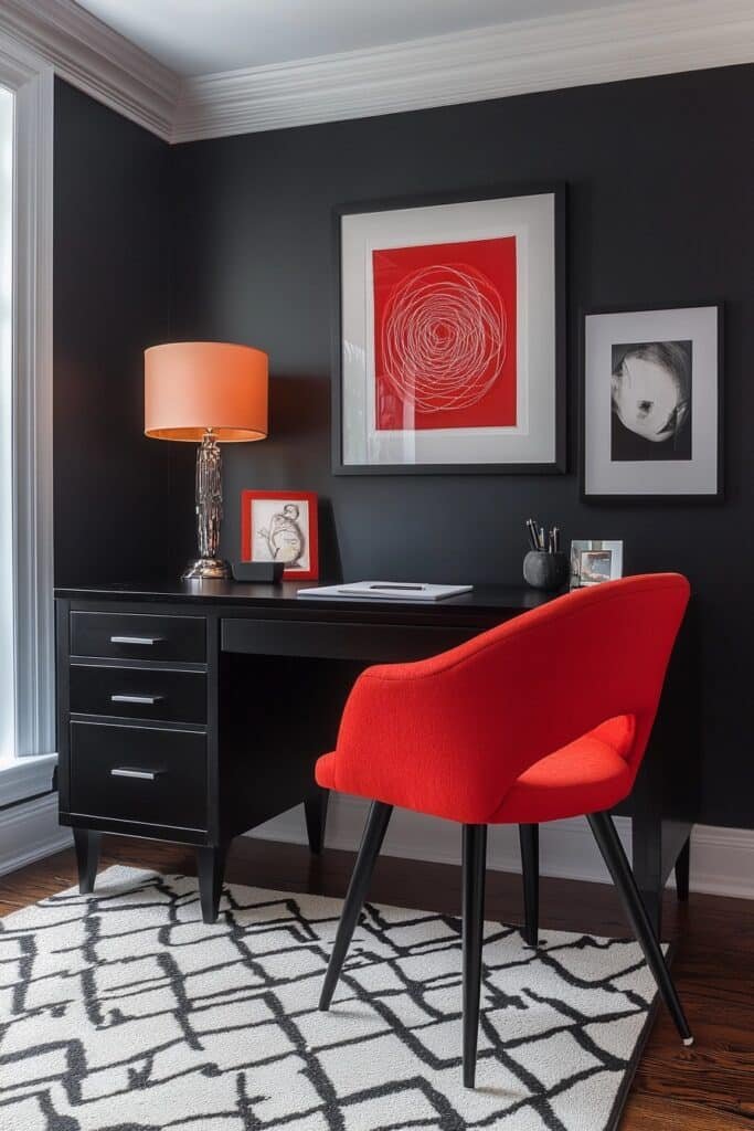 High Contrast Color Desk Corner