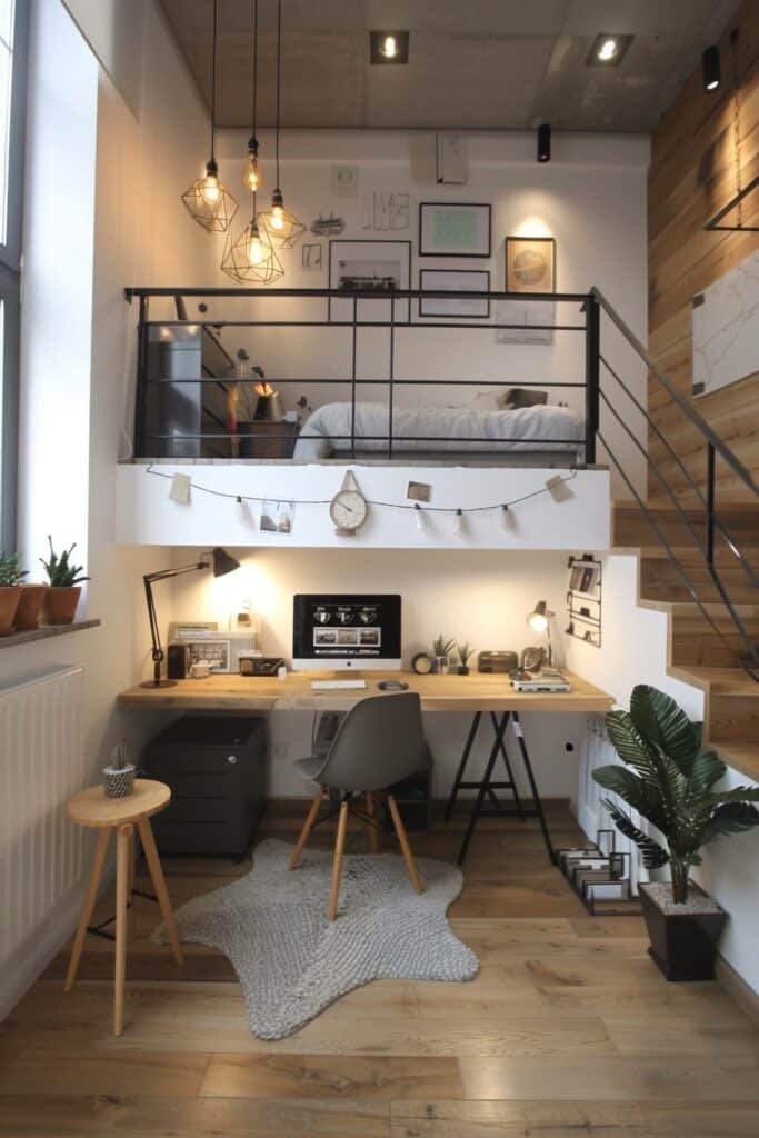 Loft Office Setup