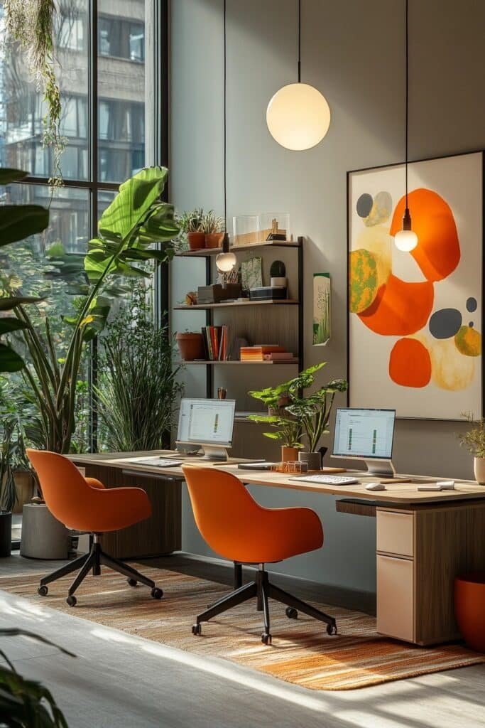 Modular Furniture in a Co-working Space
