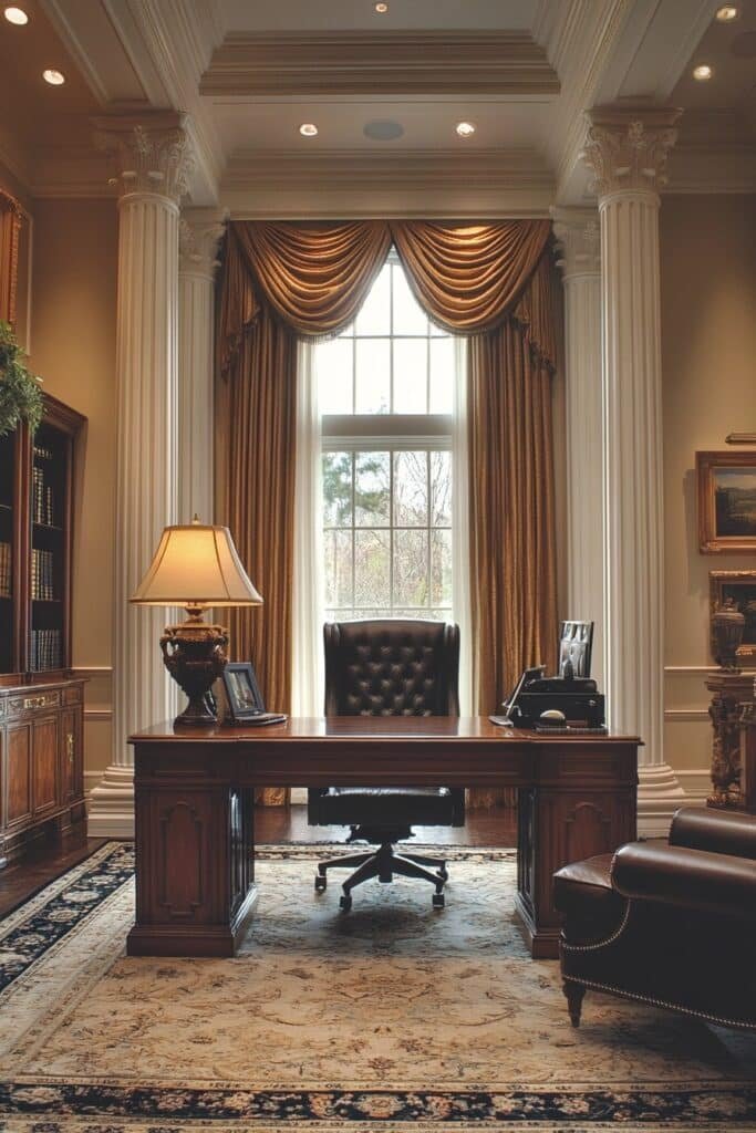 Neoclassical Loft Office