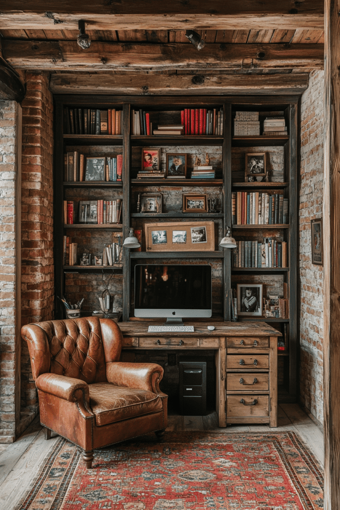 Rustic Charm Loft Office