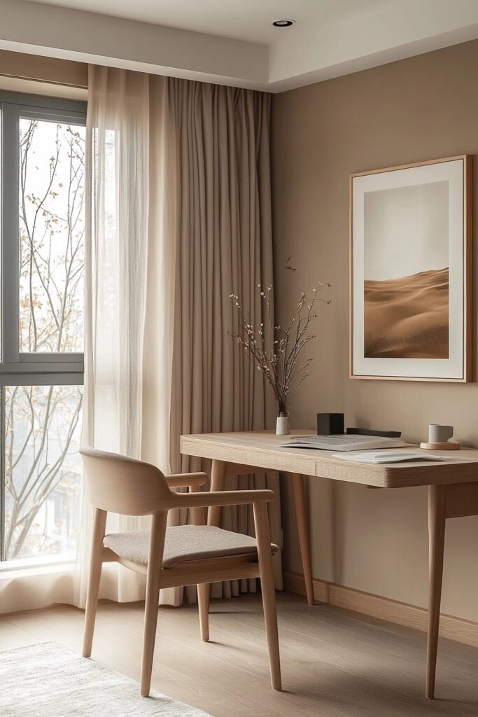 Serene Simplistic Study Area