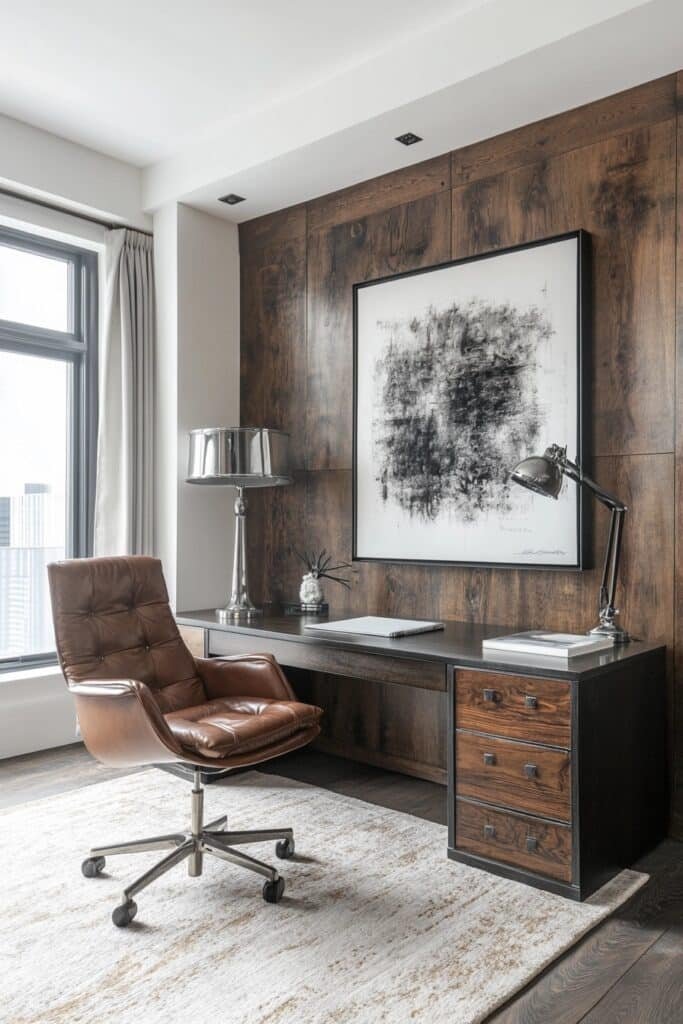 Sleek and Stylish Loft Office