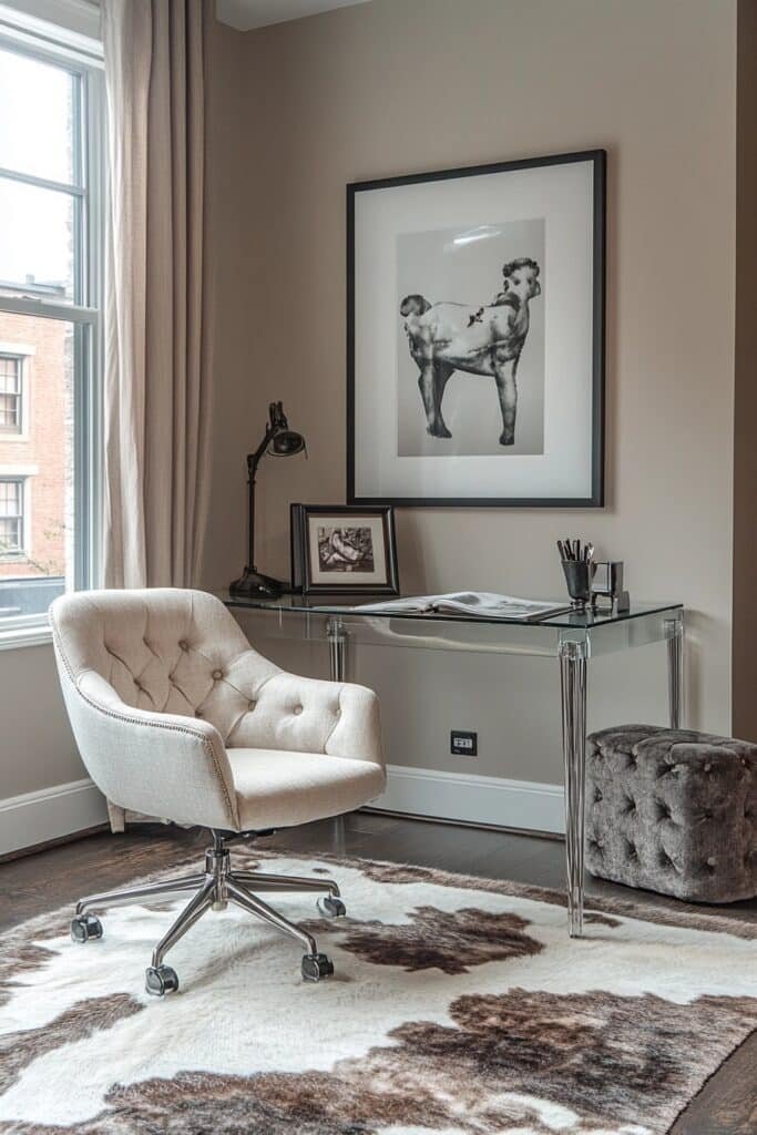 Sophisticated Chic Loft Office