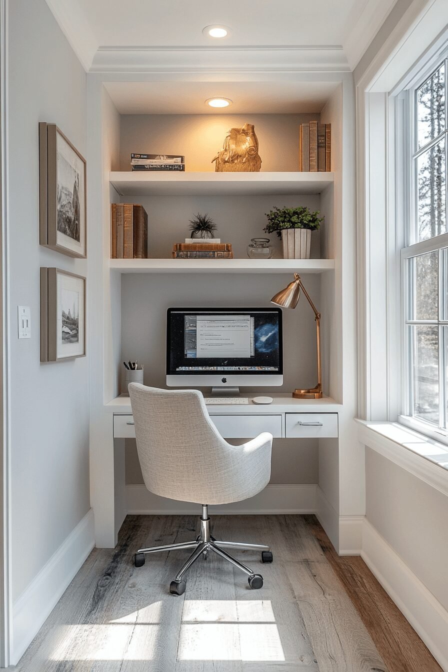 29 Tiny Home Office Designs to Inspire Big Productivity