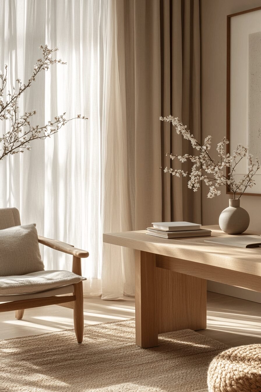 29 Japandi Home Office Ideas to Elevate Your Workday Serenity