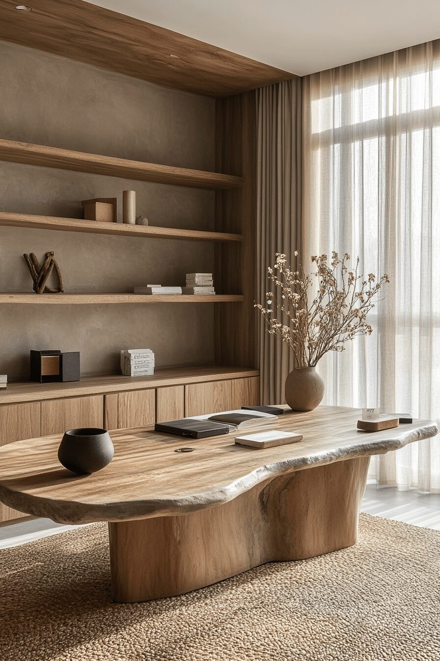 29 Japandi Home Office Ideas to Elevate Your Workday Serenity