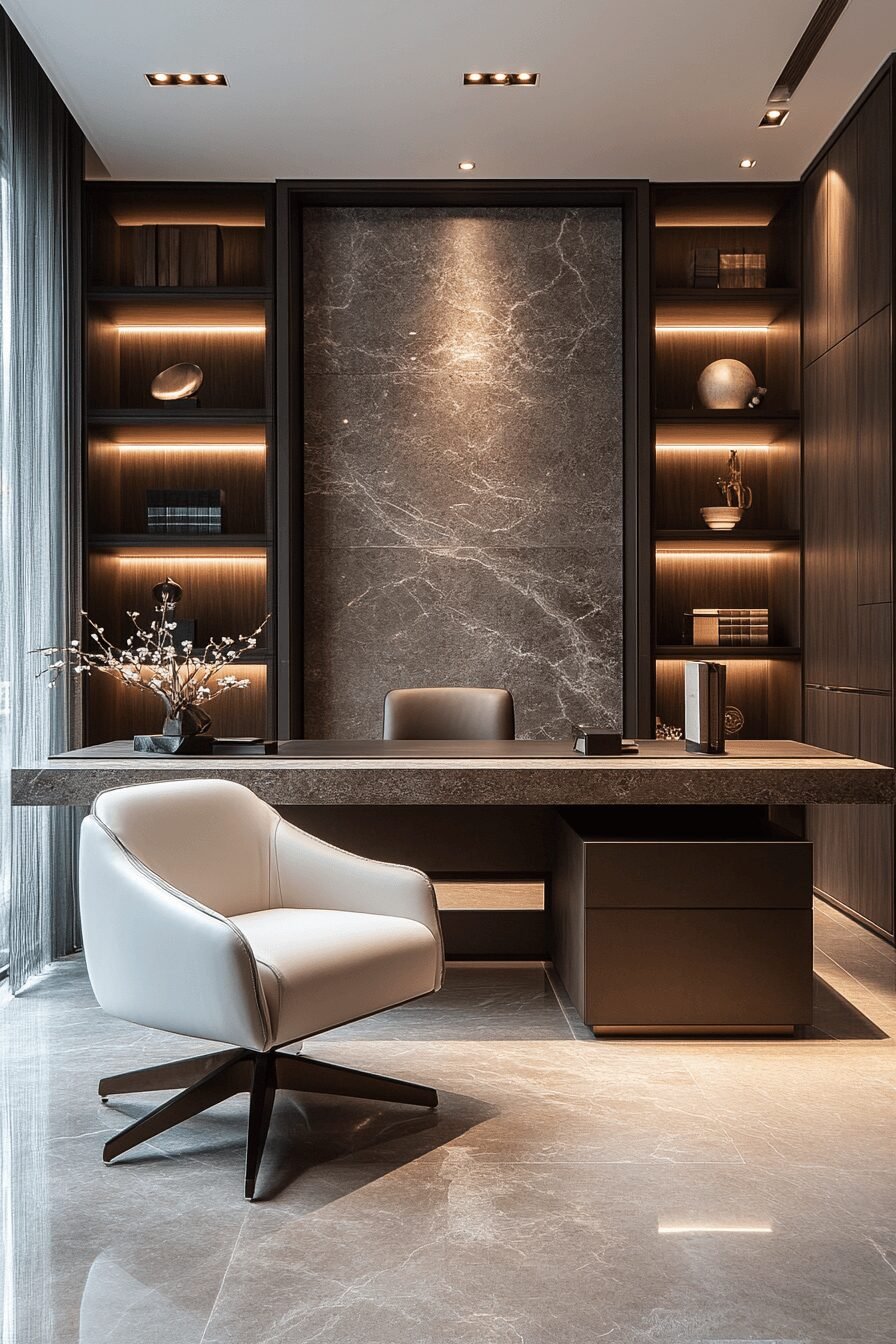 29 Masculine Home Office Vibes for a Sleek and Strong Workspace