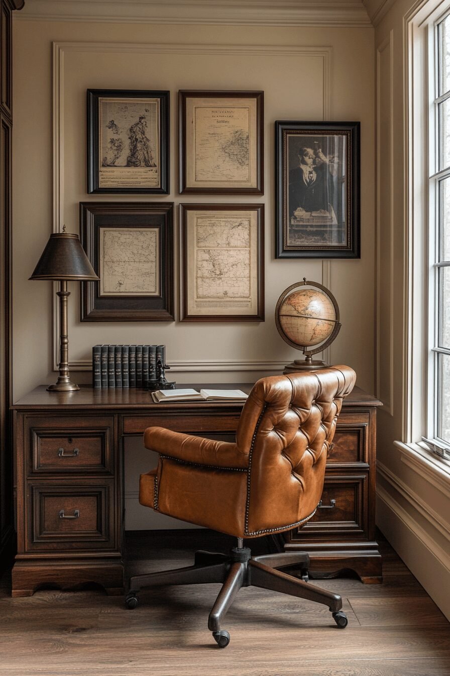 29 Vintage Home Office Styles That Blend Nostalgia with Productivity