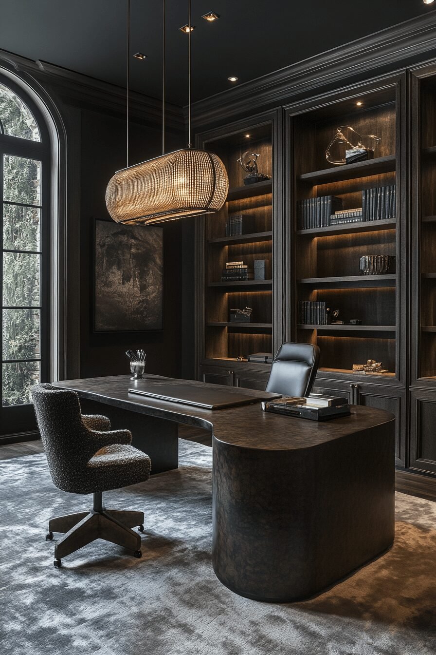 29 Masculine Home Office Vibes for a Sleek and Strong Workspace