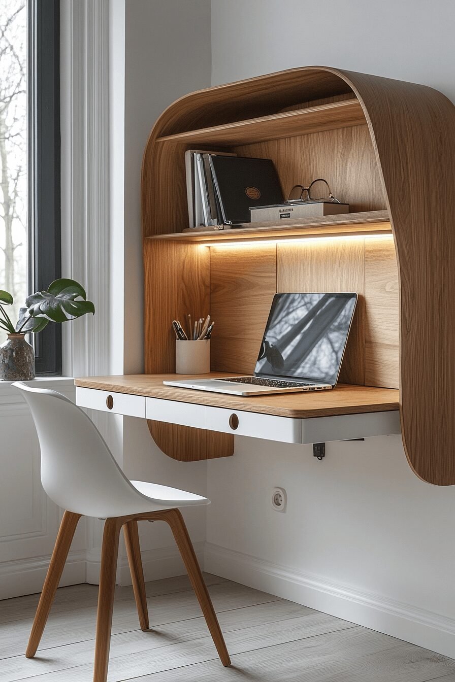 29 Tiny Home Office Designs to Inspire Big Productivity