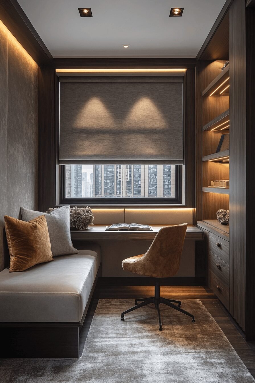 29 Masculine Home Office Vibes for a Sleek and Strong Workspace