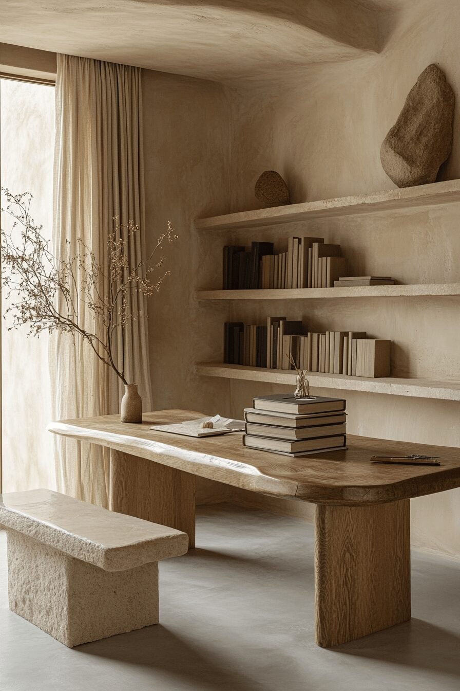29 Japandi Home Office Ideas to Elevate Your Workday Serenity