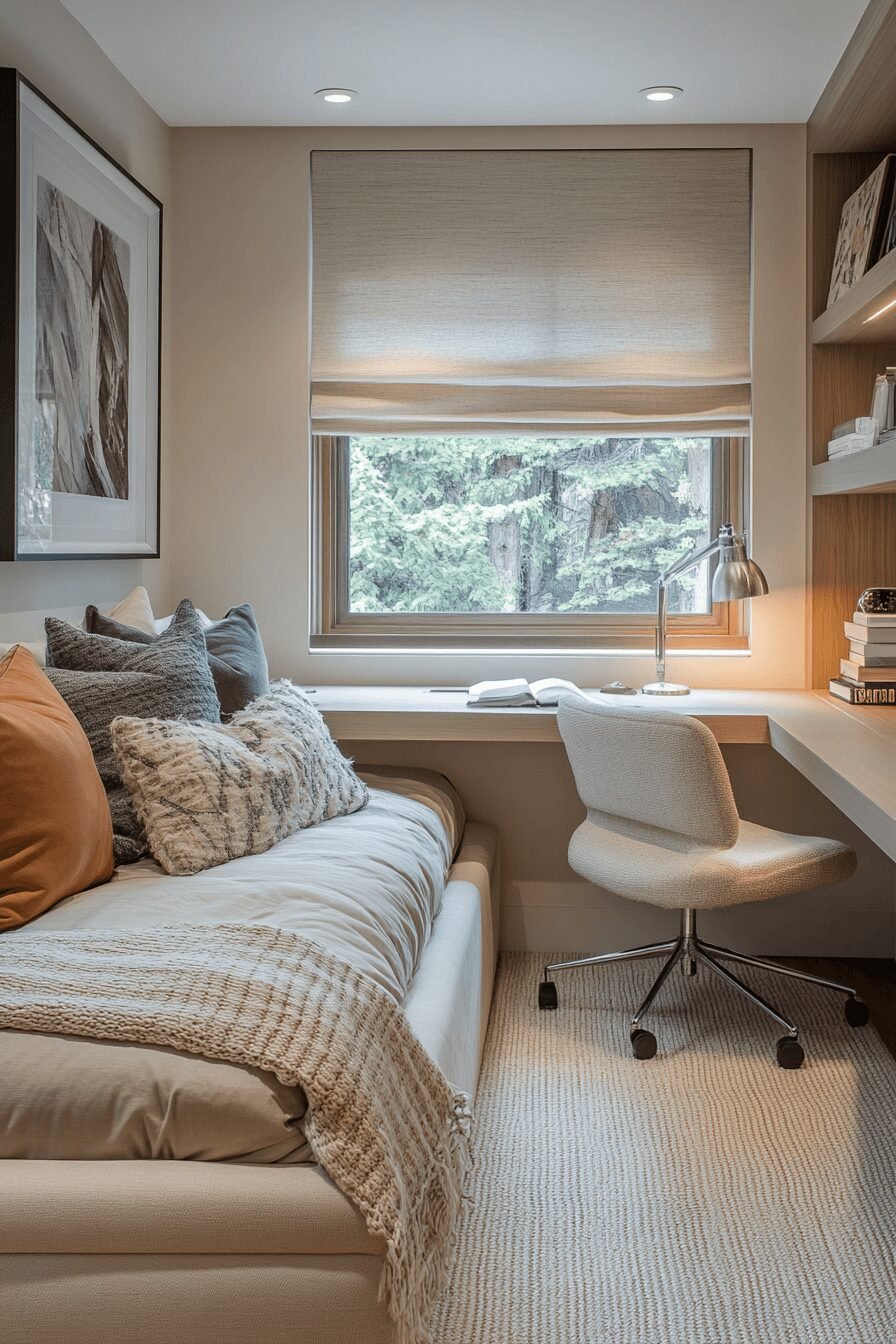 29 Home Office Guest Room Combo Designs with Dual-Purpose Style