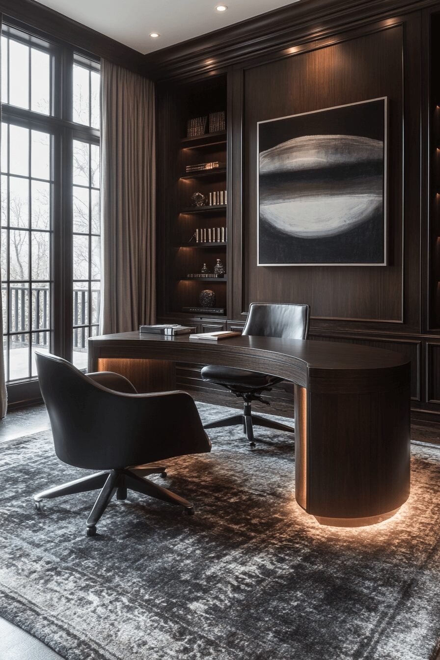 29 Moody Home Office Makeovers That Turn Work into a Mood