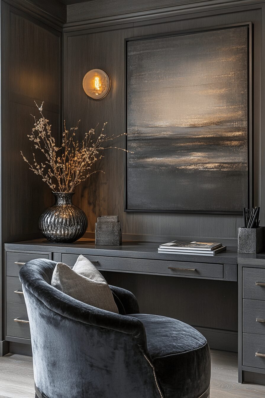 29 Moody Home Office Makeovers That Turn Work into a Mood