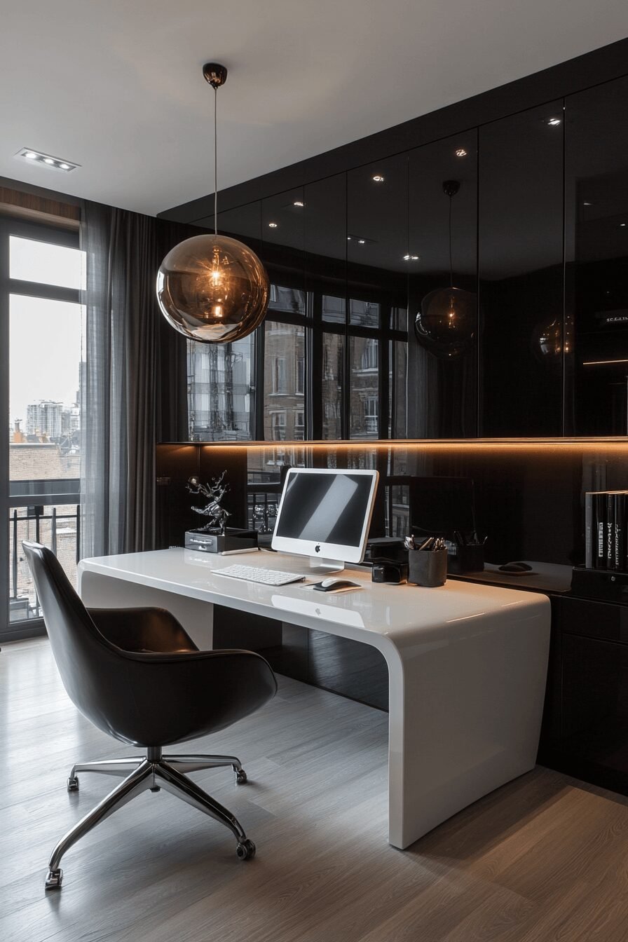 29 Masculine Home Office Vibes for a Sleek and Strong Workspace