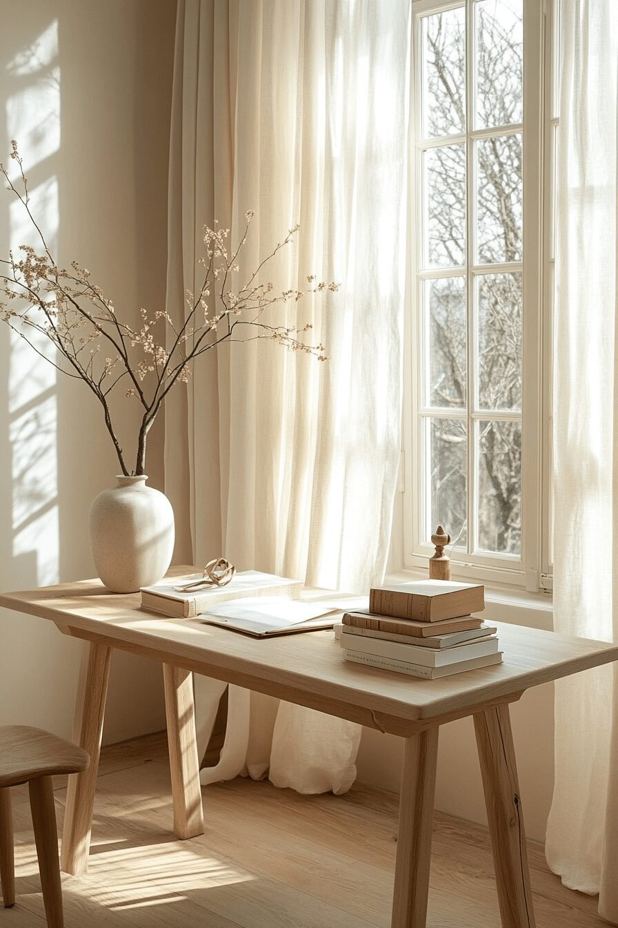 29 Japandi Home Office Ideas to Elevate Your Workday Serenity
