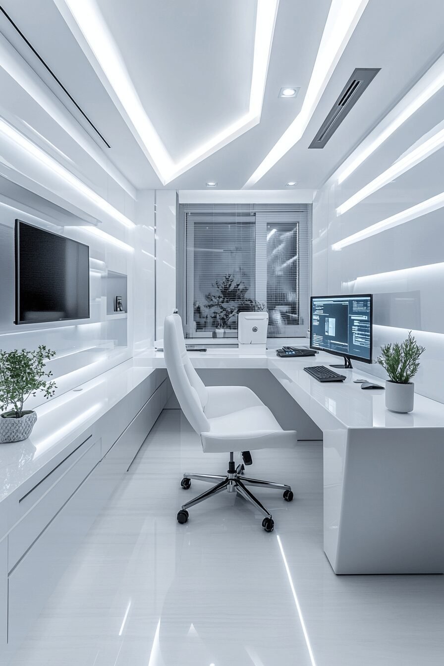 29 White Office Inspo Makeovers to Upgrade Your Workflow