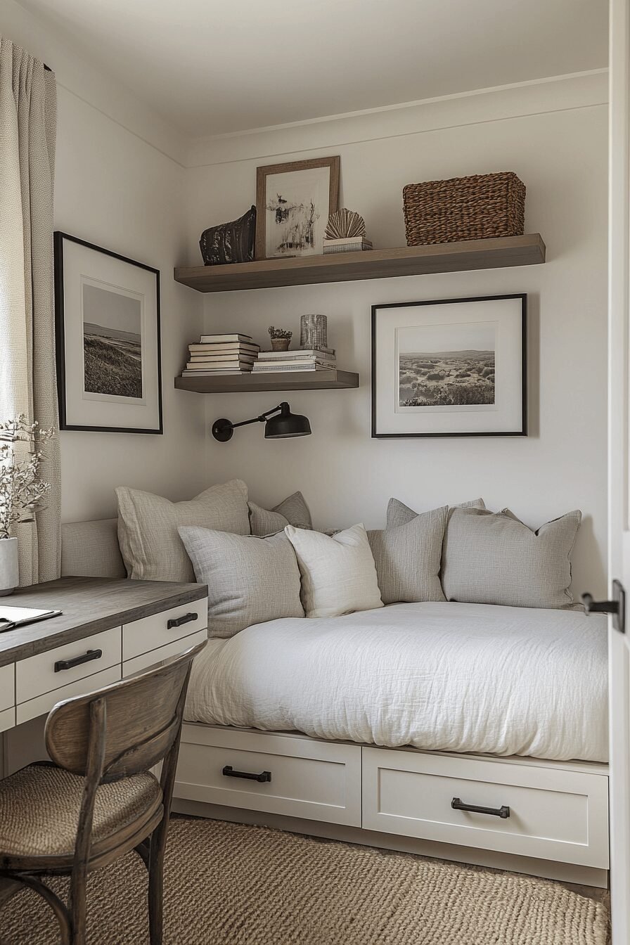 29 Home Office Guest Room Combo Designs with Dual-Purpose Style