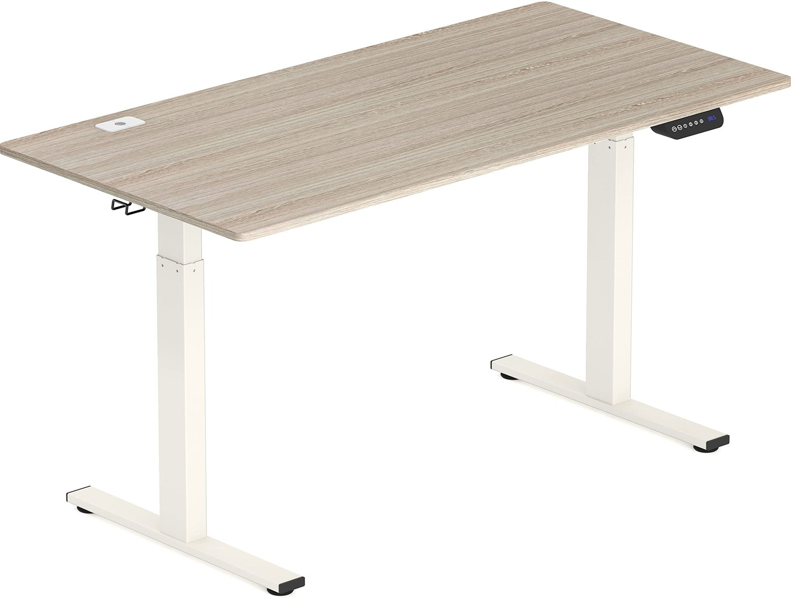 SHW 55-Inch Large Electric Height Adjustable Standing Desk
