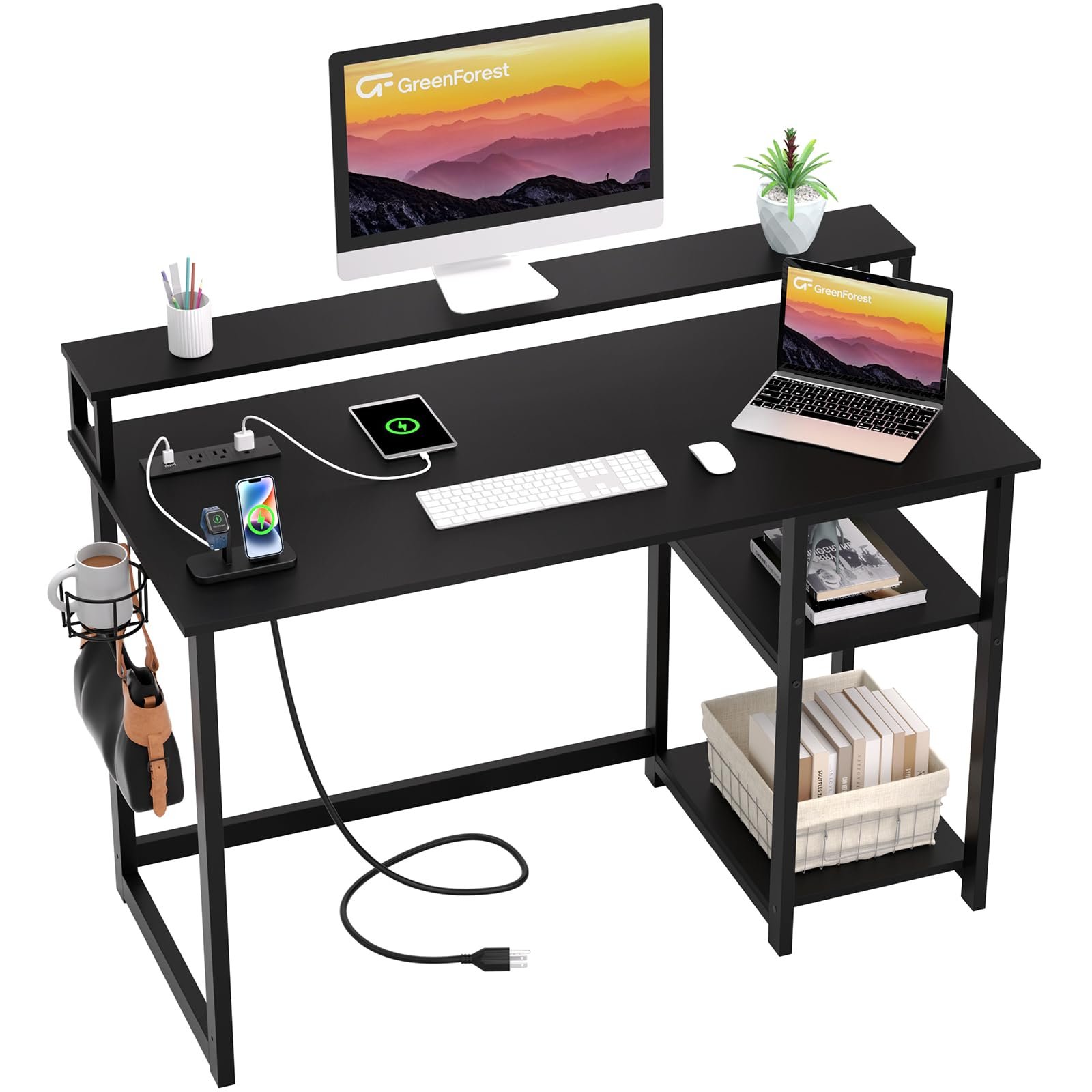 GreenForest Computer Desk