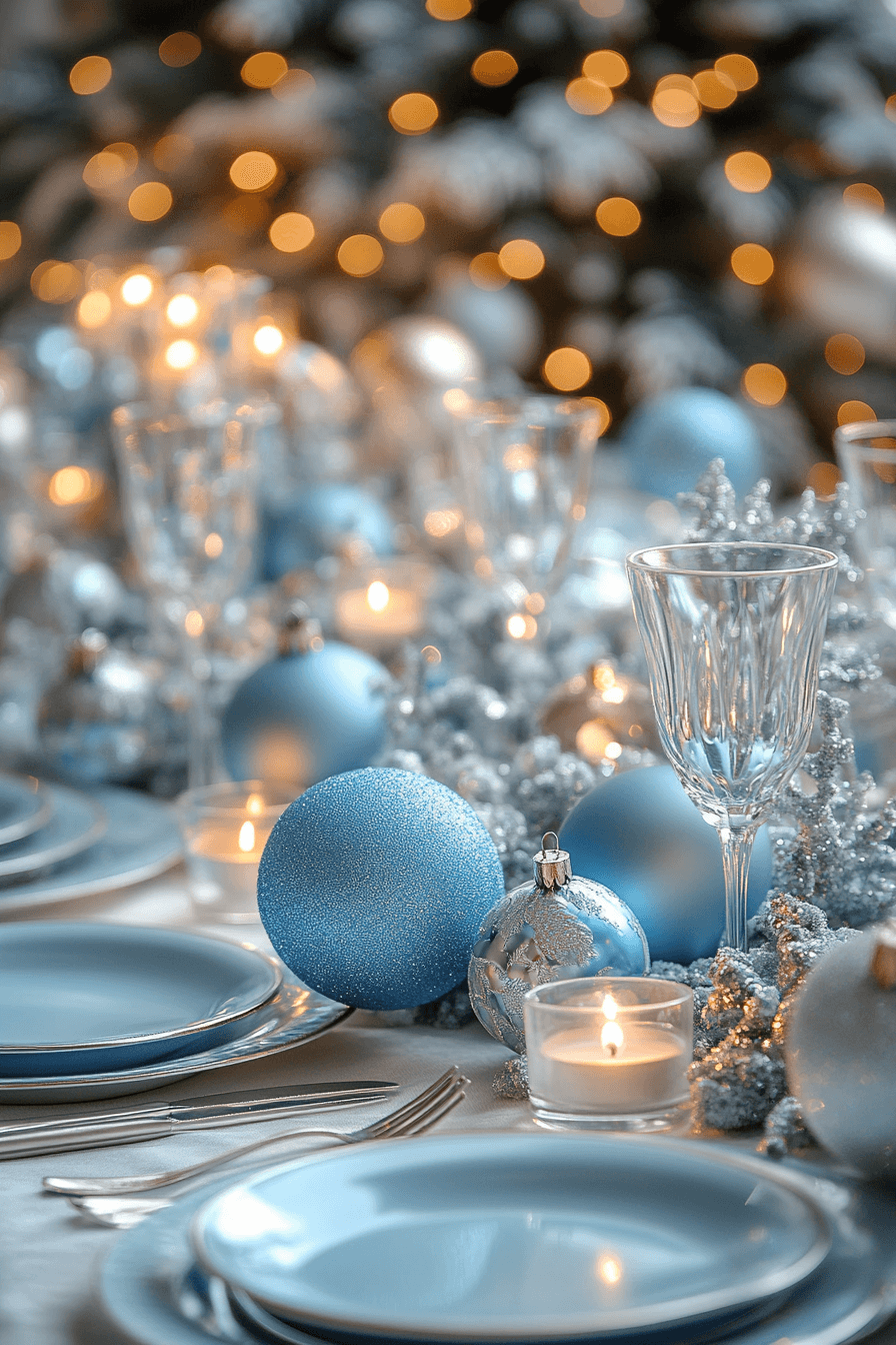 25 Blue Christmas Decor Ideas for a Soft Peaceful Holiday Look