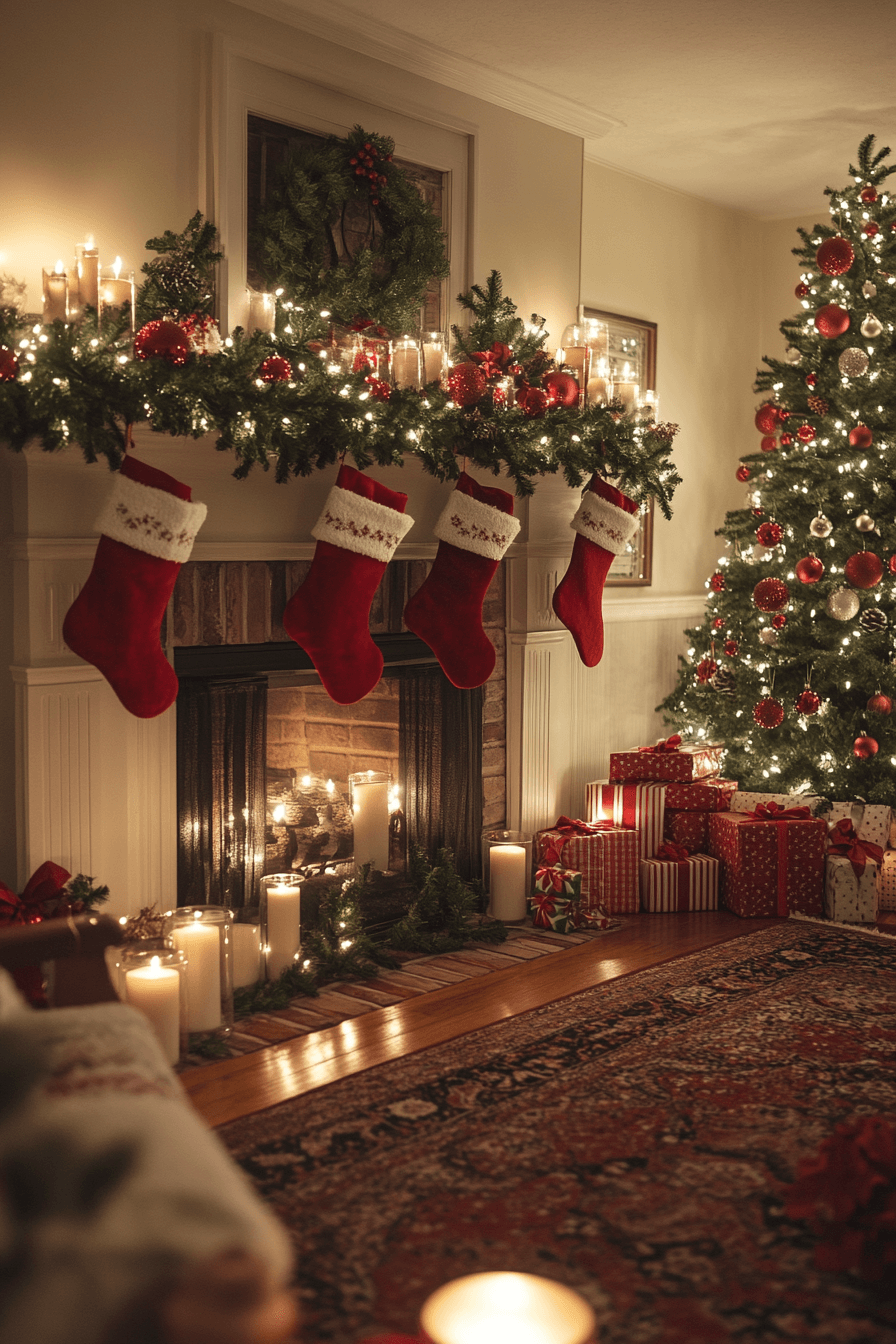 25 Christmas Mantel Decor Ideas to Inspire a Beautiful Winter Setting