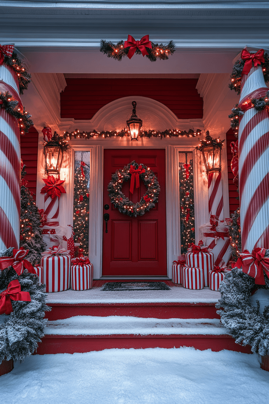 25 Christmas Porch Decor Ideas to Bring Joy to Your Entryway