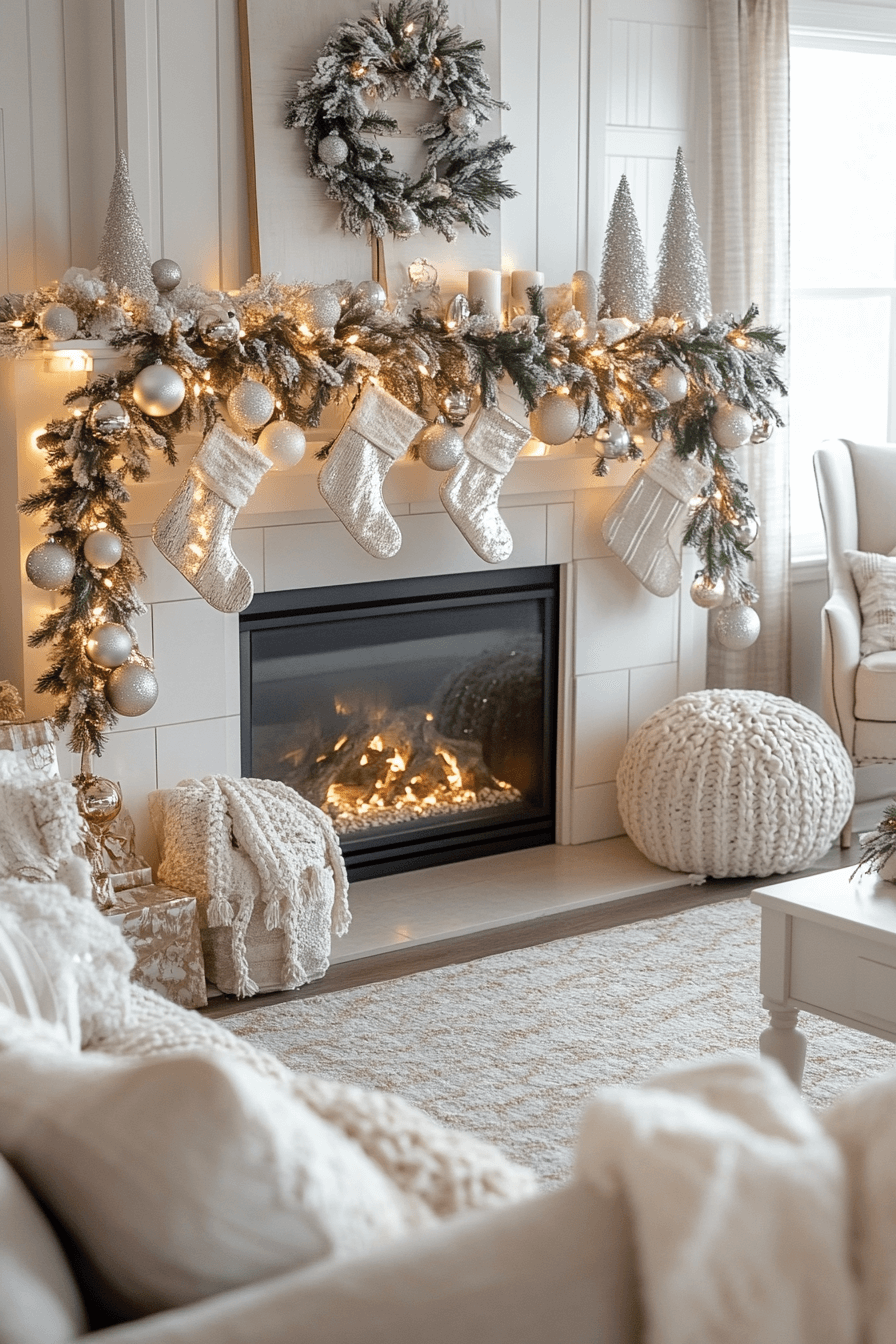 25 Christmas Mantel Decor Ideas to Inspire a Beautiful Winter Setting