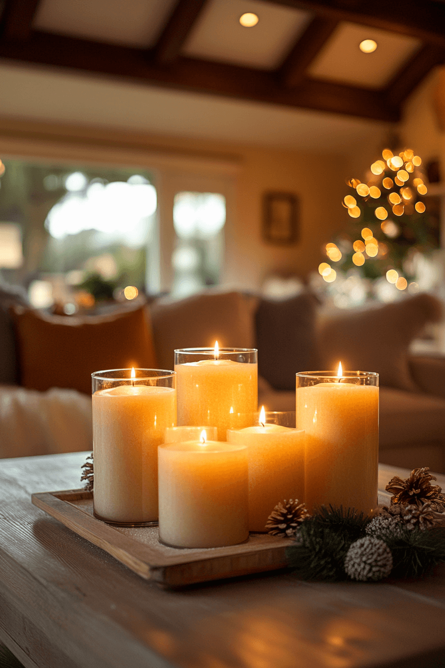 25 Christmas Candle Decor Ideas for a Happy Holiday Setting