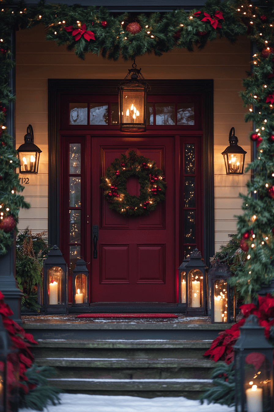 25 Christmas Porch Decor Ideas to Bring Joy to Your Entryway