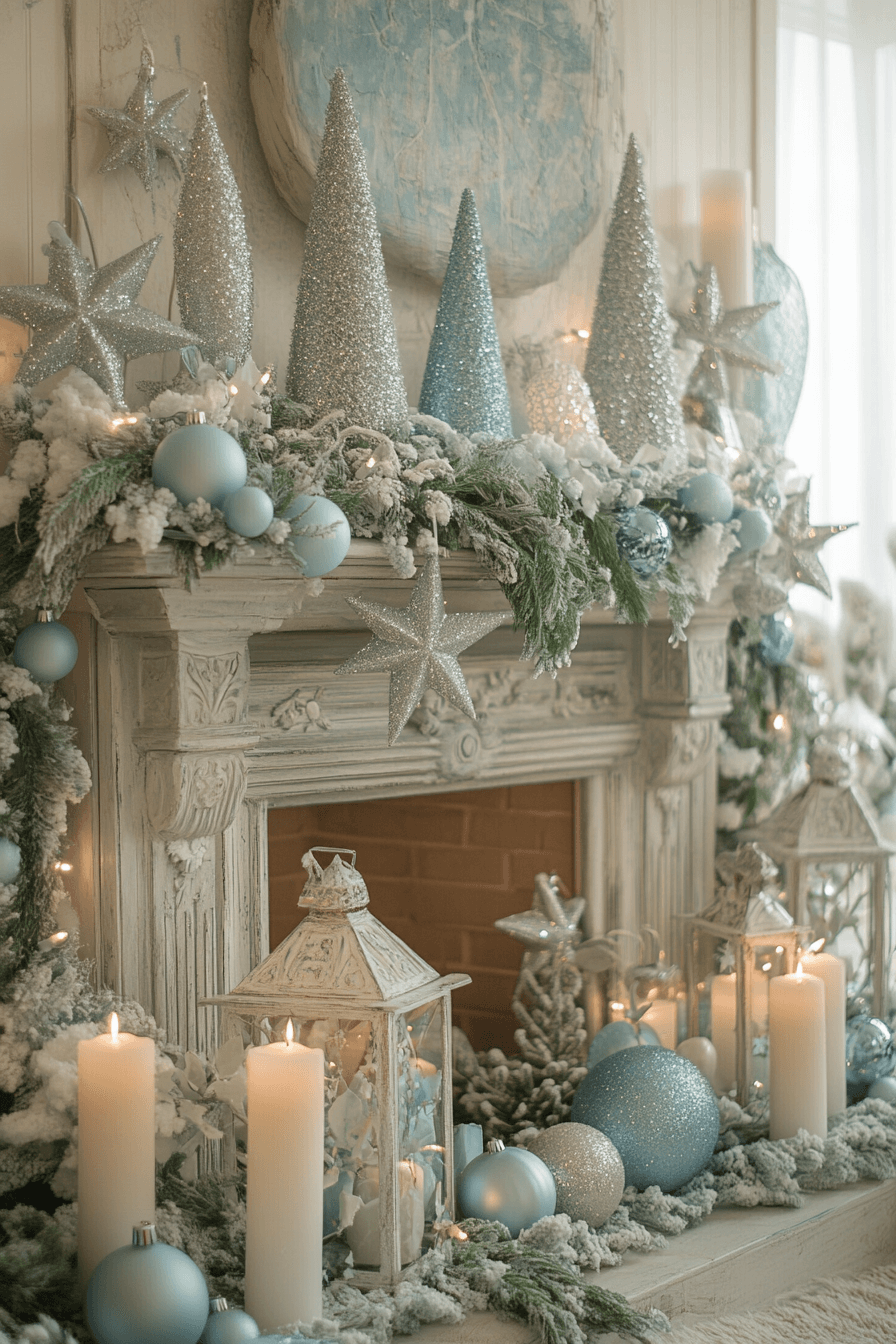 25 Christmas Mantel Decor Ideas to Inspire a Beautiful Winter Setting