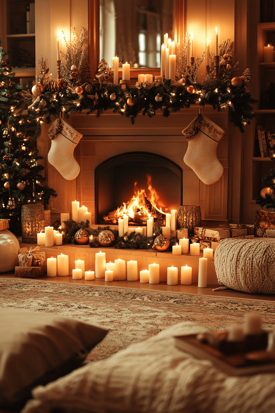 25 Christmas Candle Decor Ideas for a Happy Holiday Setting