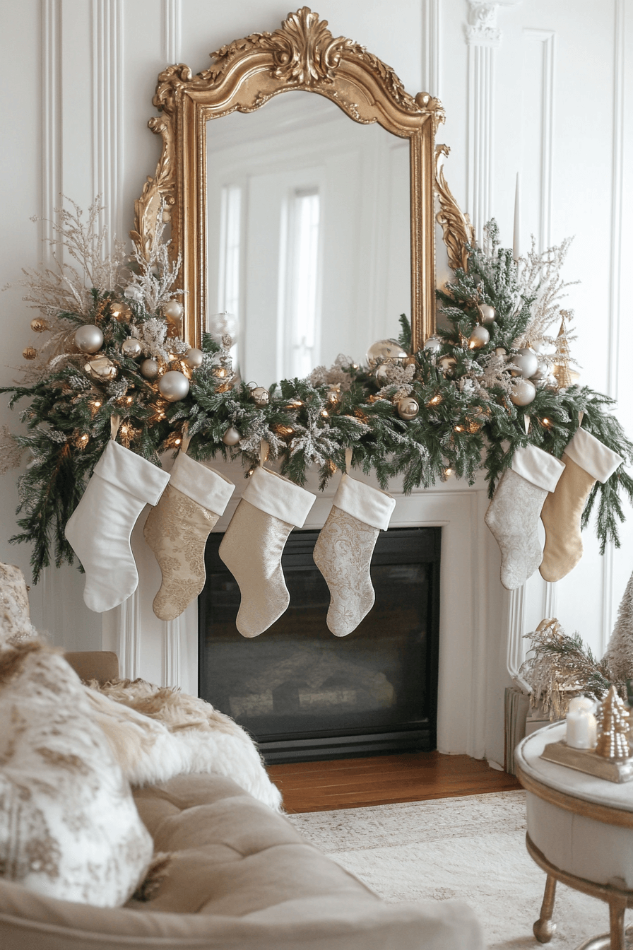 25 Christmas Mantel Decor Ideas to Inspire a Beautiful Winter Setting