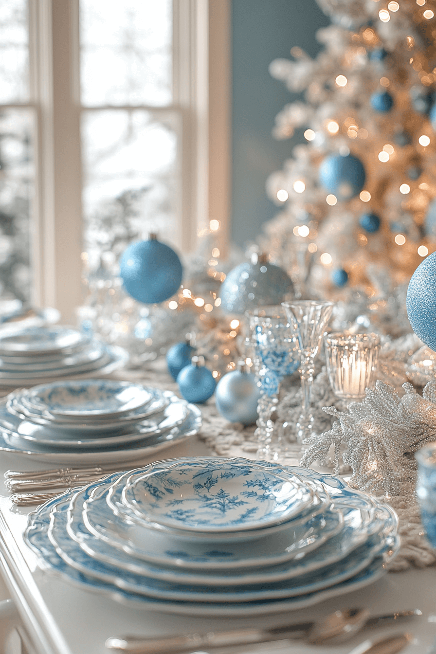 25 Blue Christmas Decor Ideas for a Soft Peaceful Holiday Look