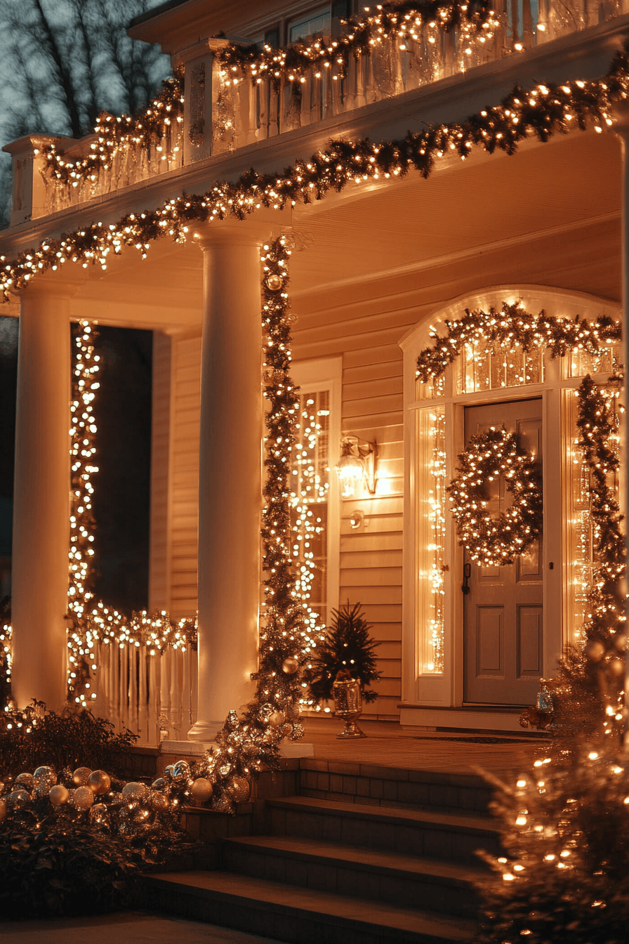 25 Christmas Porch Decor Ideas to Bring Joy to Your Entryway