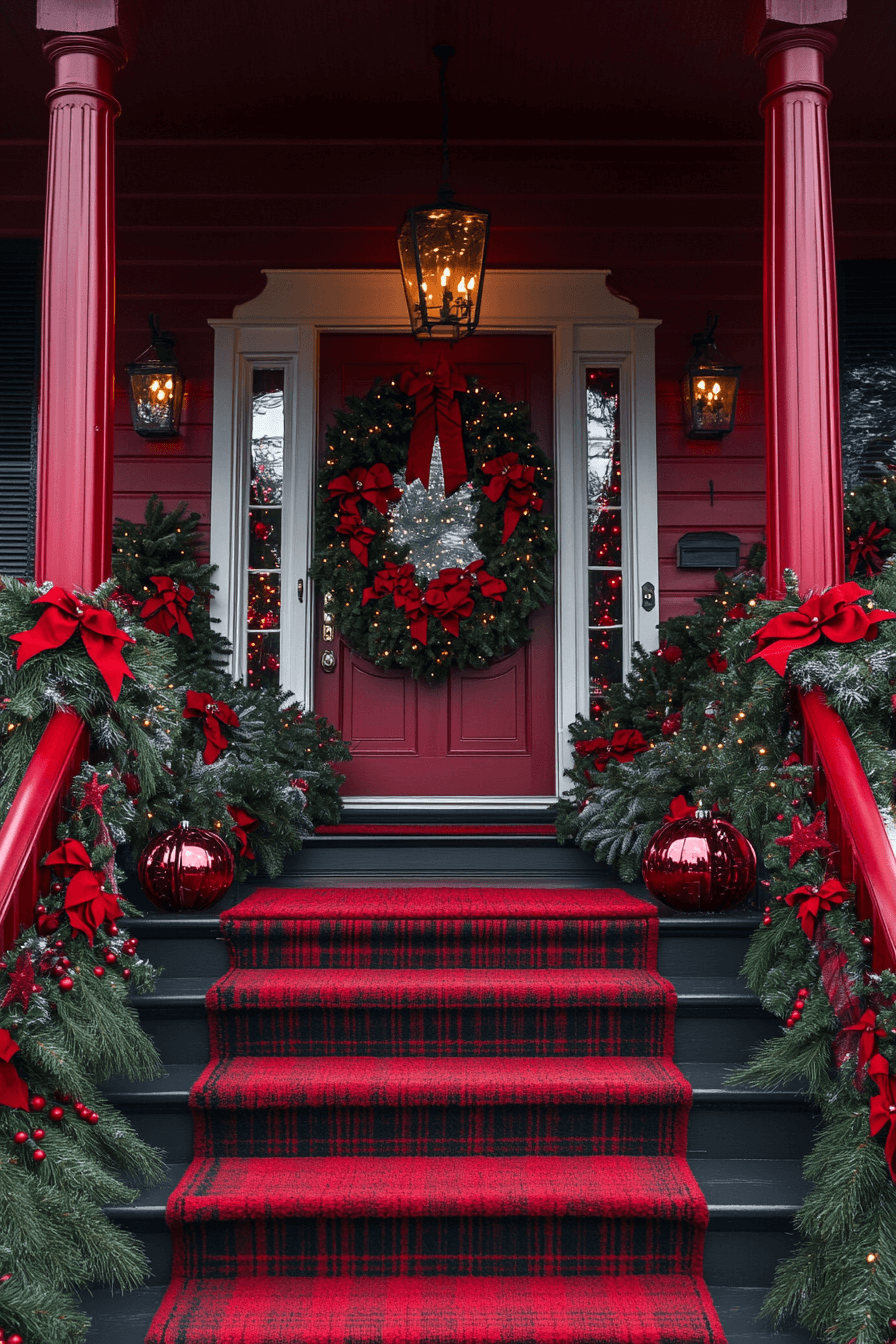 25 Christmas Porch Decor Ideas to Bring Joy to Your Entryway