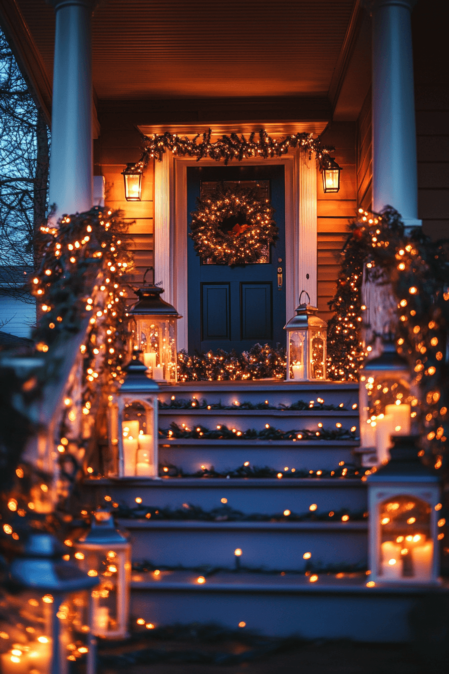 25 Christmas Porch Decor Ideas to Bring Joy to Your Entryway