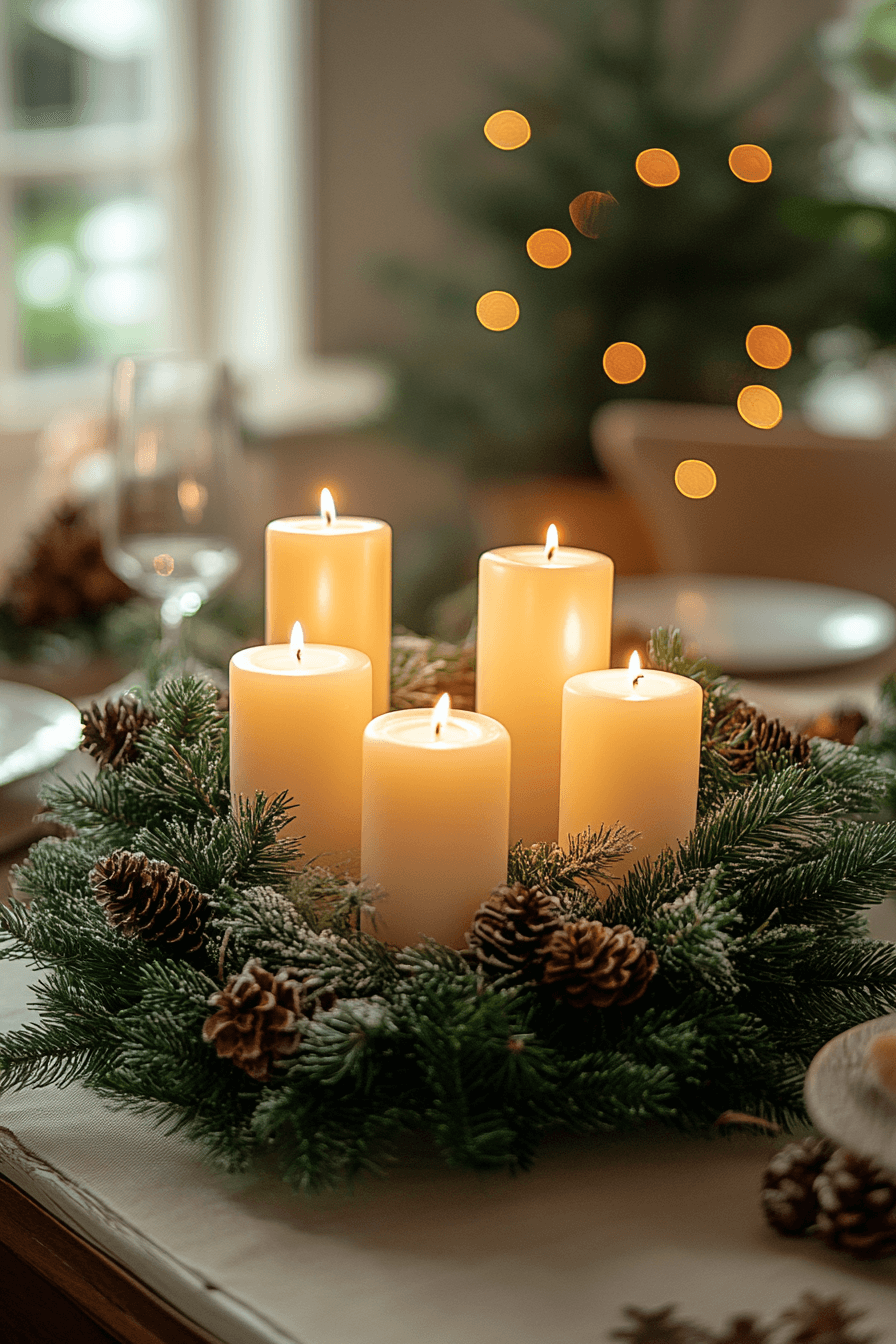 25 Christmas Candle Decor Ideas for a Happy Holiday Setting