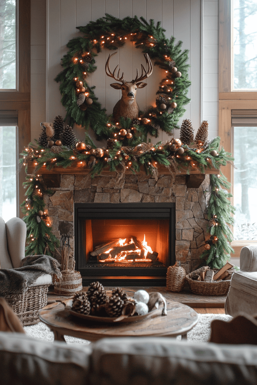 25 Christmas Mantel Decor Ideas to Inspire a Beautiful Winter Setting