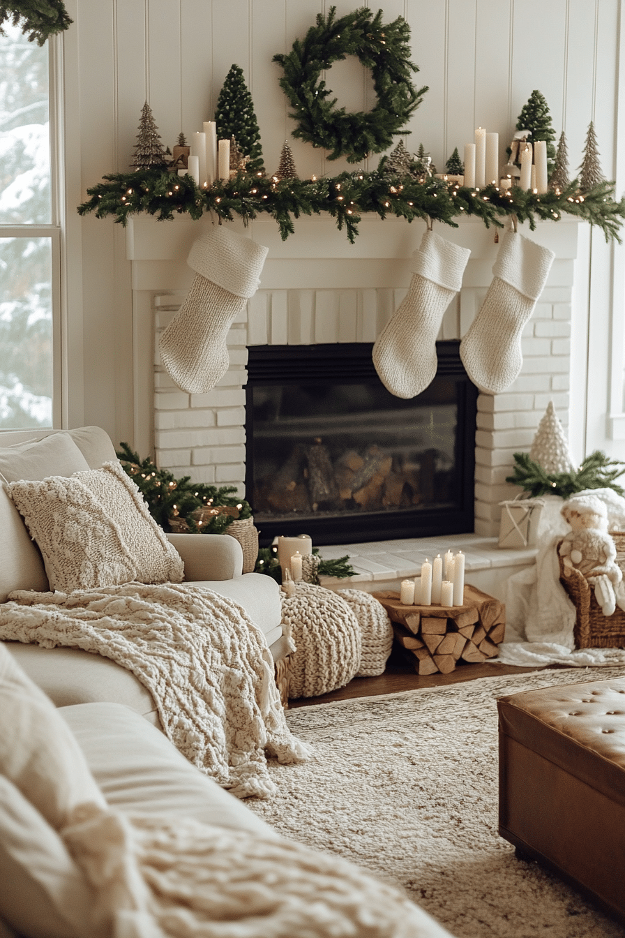 25 Christmas Mantel Decor Ideas to Inspire a Beautiful Winter Setting