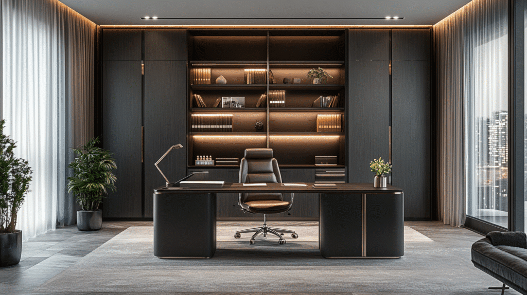 29 Boss Office Interior Design Looks For A Strong Confident Workspace