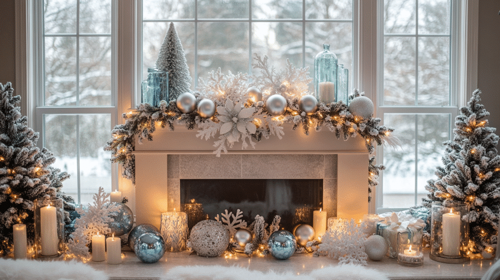 christmas mantel decor
