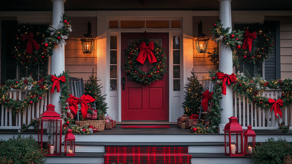 christmas porch decor